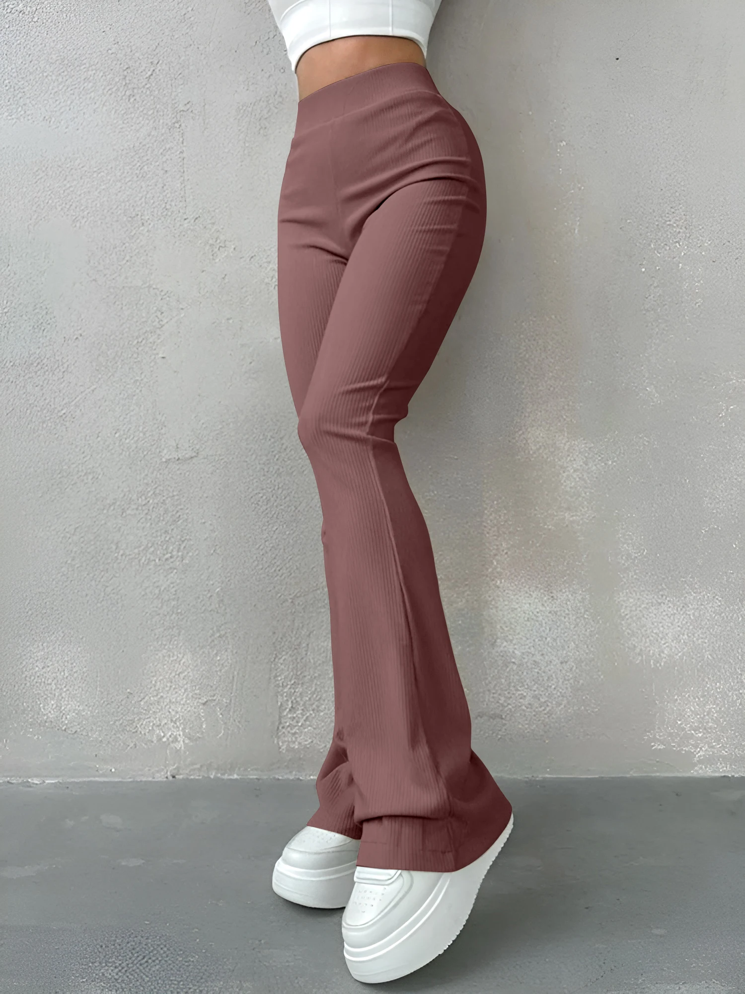 Pantalon taille haute